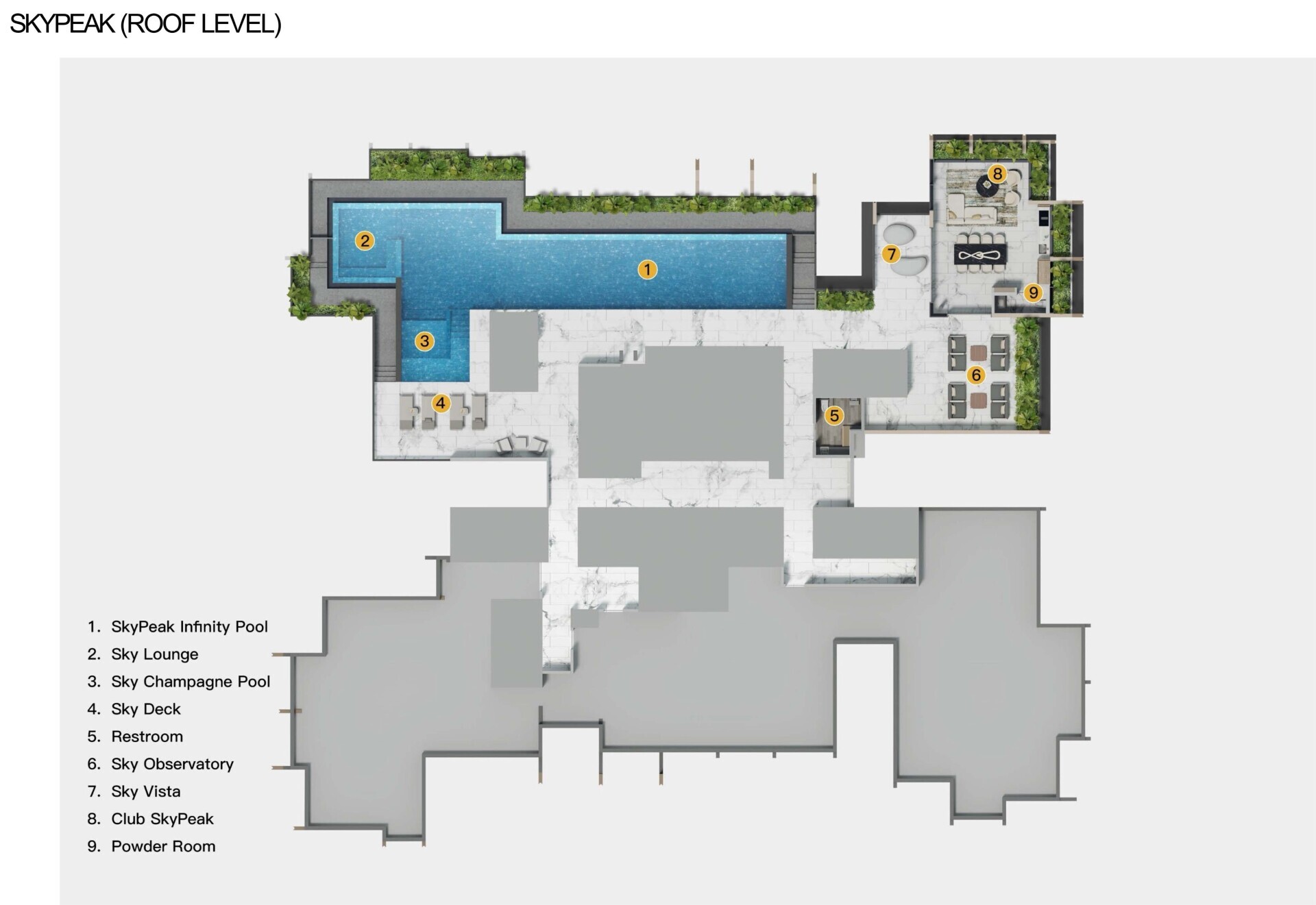 Promenade Peak siteplan